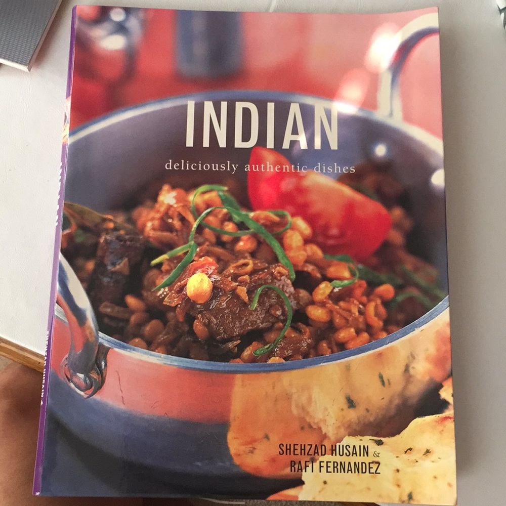 Indian dishes cookbook